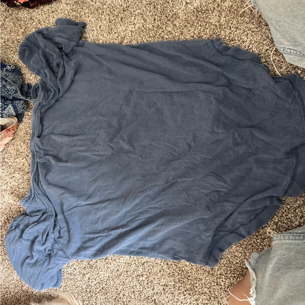 Free People Blue Women's Top